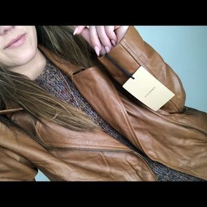 NEW WITH TAGS Leather Jacket